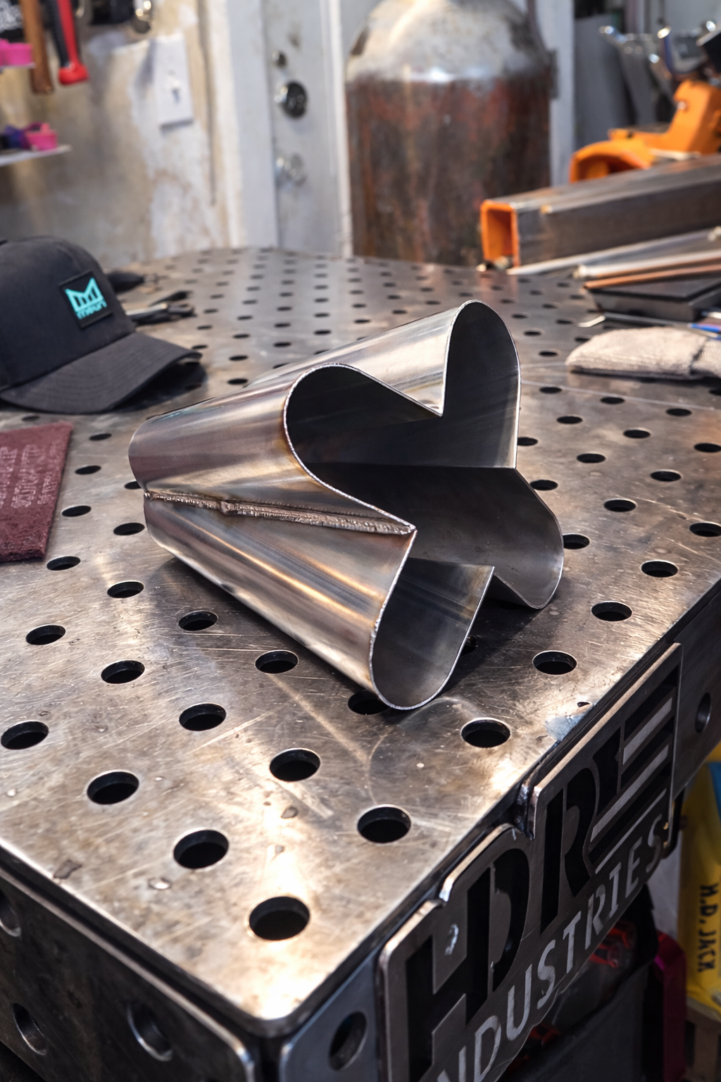 Fabricated X-Shaped Exhaust Tip